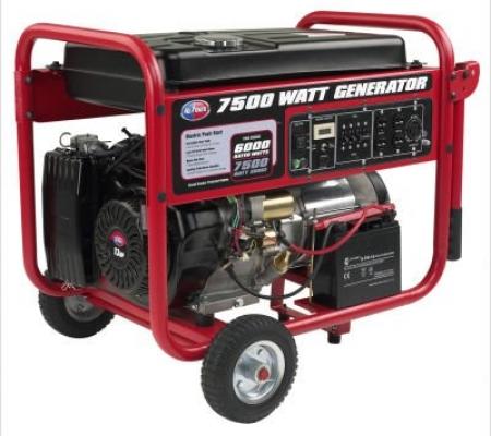 Sigma 8000 Watt Gasoline Generator with Battery & Wheel Kit