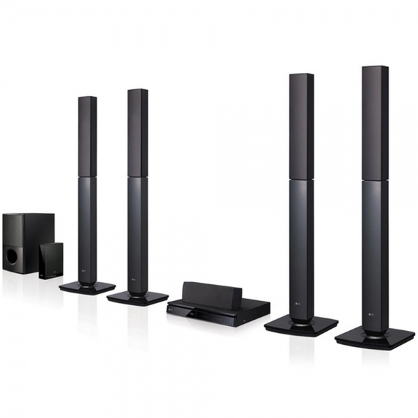 LG Bluetooth Multi Region Free 5.1-Channel DVD Home Theater Speaker System